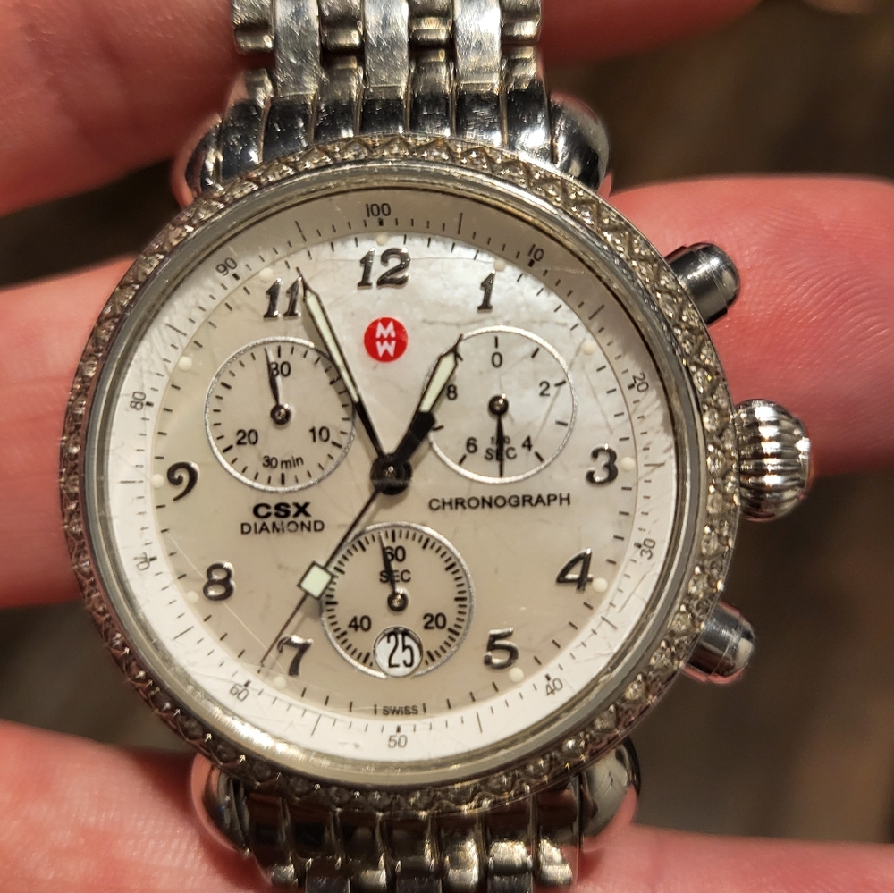 Michelle Watch CMX Diamond Chronograph